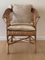 Rieten stoel, Huis en Inrichting, Stoelen, Ophalen, Gebruikt, Bruin, Riet of Rotan