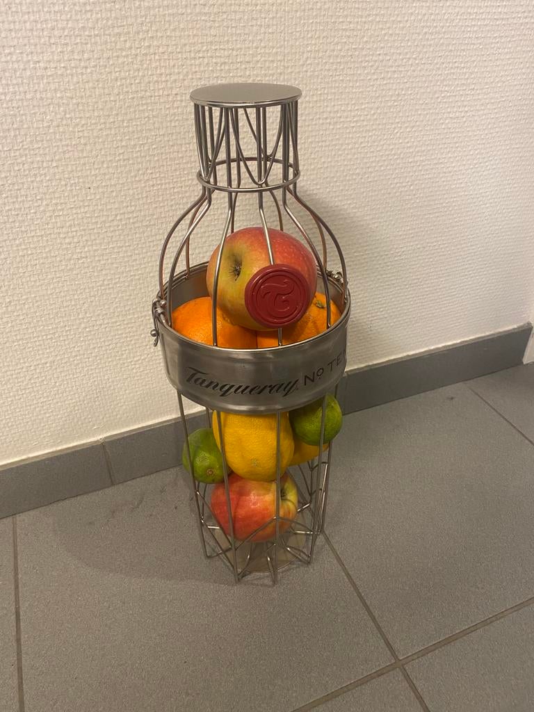 Fruitmand van tanqueray 10 verzamelitem, Huis en Inrichting, Woonaccessoires | Schalen en Manden, Zo goed als nieuw, Ophalen