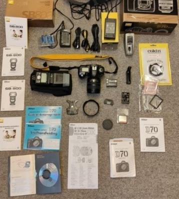 Nikon spiegelreflexcamera kit + flitser beschikbaar voor biedingen