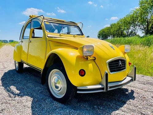 2cv6 CT  Jaune mimosa 08-1980 82.995 km, Auto's, Citroën, Bedrijf, Te koop, 2CV, Benzine, Cabriolet, 4 deurs, Handgeschakeld, Overige kleuren