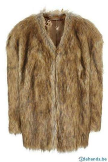 Topshop London Fashion Week faux fur jas, mt S oversized beschikbaar voor biedingen