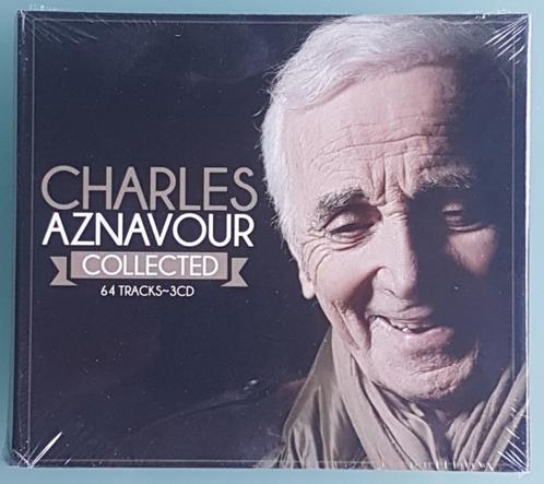 Triple CD Charles AZNAVOUR "COLLECTED" 64 Chansons NEUF, Cd's en Dvd's, Cd's | Franstalig, Nieuw in verpakking, Ophalen of Verzenden