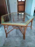 Table en rotin avec 6 chaises., Jardin & Terrasse, Enlèvement, Utilisé, Rotin