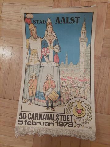 Aalst carnaval wimpel TE RUILEN, Enlèvement, Utilisé