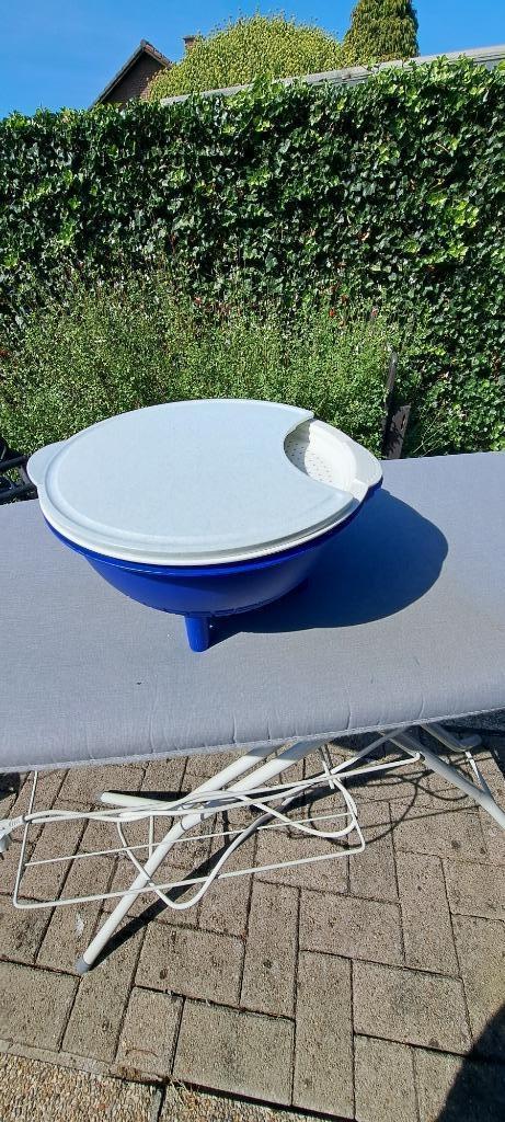 Vergiet tupperware, Huis en Inrichting, Keuken | Tupperware, Zo goed als nieuw, Blauw, Wit, Ophalen