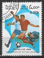 Laos 1986 - Yvert 697 - Wereldbeker Voetbal in Mexico (ST), Postzegels en Munten, Verzenden