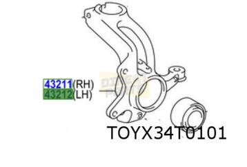 Toyota Aygo Fuseestuk Links voor Origineel! 432120H020 beschikbaar voor biedingen
