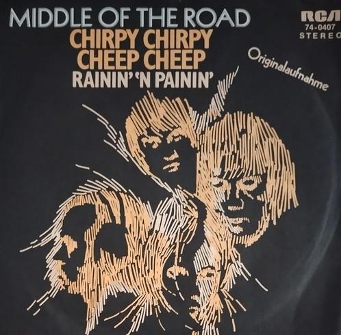 Middle of the road - Chirpy chirpy cheep cheep, Cd's en Dvd's, Vinyl Singles, Zo goed als nieuw, Single, Pop, Verzenden