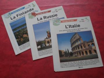 3 Fiches Pays facicule. beschikbaar voor biedingen
