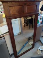 Grote antieke houten spiegel, Antiek en Kunst, Antiek | Spiegels, Ophalen, Rechthoekig, 50 tot 100 cm, 100 tot 150 cm