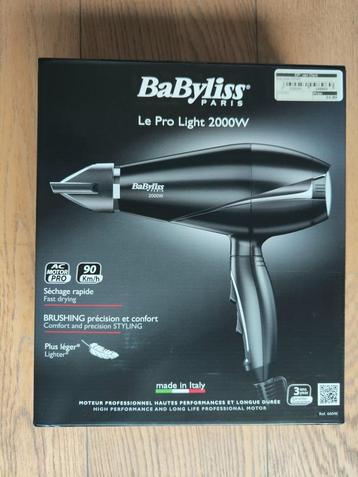 Nieuwe haardroger BaByliss le pro light 2000w