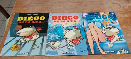 Set van 3 stripverhalen Diégo de la S.P.A., Boeken, Stripverhalen, Nieuw, Meerdere stripboeken, Ophalen of Verzenden