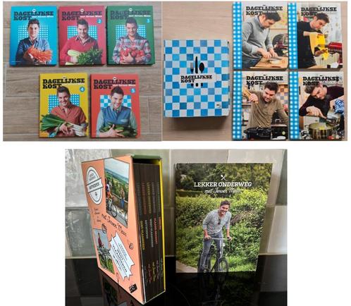 Jeroen Meus DAGELIJKSE KOST + LEKKER ONDERWEG set kookboeken, Boeken, Kookboeken, Zo goed als nieuw, Voorgerechten en Soepen, Hoofdgerechten