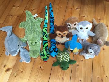 Verschillende Knuffels Van Dierentuinen beschikbaar voor biedingen