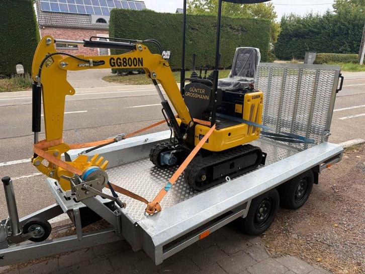 Mini Graafmachine te huur. 1dag: 95€, Doe-het-zelf en Bouw, Overige Doe-Het-Zelf en Bouw, Ophalen of Verzenden