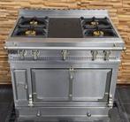 🔥Poêle de luxe La Cornue Chateau 90 cm en acier inoxydable, Electroménager, Cuisinières, Comme neuf, 5 zones de cuisson ou plus