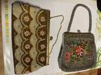 sacs à main anciens en perles faits à la main, Enlèvement, Utilisé, Avec fermeture à pression