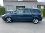 Opel Zafira 7pl 1.7cdti 2011 euro5 gps clim radar ctok, Euro 5, Blauw, Leder, Bedrijf