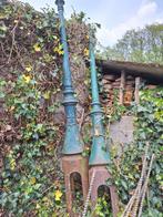 2 lampadaires anciens avec abat-jour, Enlèvement ou Envoi