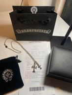 Chrome Hearts S925 dubbele kruis ketting, Handtassen en Accessoires, Kettingen, Ophalen of Verzenden, Nieuw