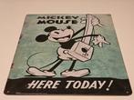 Disney mickey mouse metalen plaat, Ophalen of Verzenden, Mickey Mouse