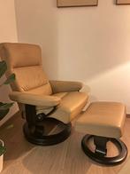 Stressless Relax Fauteuil met Voetenbank, Ophalen, Zo goed als nieuw