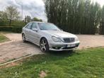 Mercedes c32 AMG v6, Auto's, Automaat, Achterwielaandrijving, Zwart, Leder