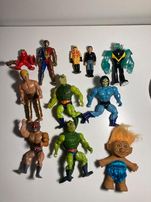 Groot lot vintage en retro actiefiguren, Kinderen en Baby's, Speelgoed | Actiefiguren, Zo goed als nieuw, Ophalen of Verzenden