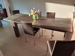 Gratis ophalen grote tafel met stoelen, Huis en Inrichting, Ophalen, Gebruikt, 6 tot 8 stoelen
