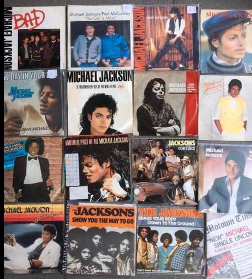 Michael Jackson/ Lotje singles samen, CD & DVD, Vinyles Singles, Comme neuf