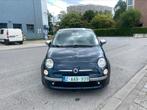 Fiat 500 1.4 16V 100pk, Voorwielaandrijving, Zwart, Blauw, Leder en Stof
