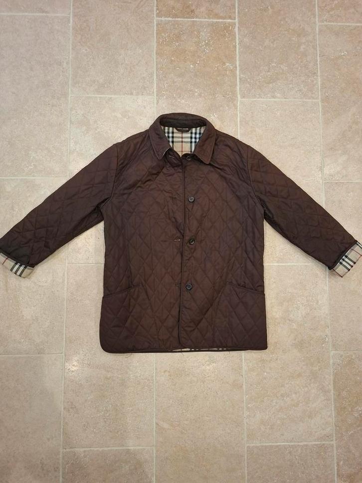 Burberry gewatteerde jas, bruin, maat M, Kleding | Dames, Jassen | Zomer, Ophalen of Verzenden