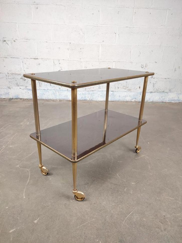 Vintage thee trolley, Huis en Inrichting, Tafels | Bijzettafels, Zo goed als nieuw, Ophalen