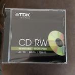 TDK CD RW 700MB HIGH SPEED nieuw verzegelde verpakking, Computers en Software, Ophalen of Verzenden, Nieuw, Cd, Herschrijfbaar