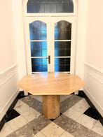 Prachtige Italiaanse travertin eettafel, Huis en Inrichting, Tafels | Eettafels, Ophalen of Verzenden, Zo goed als nieuw