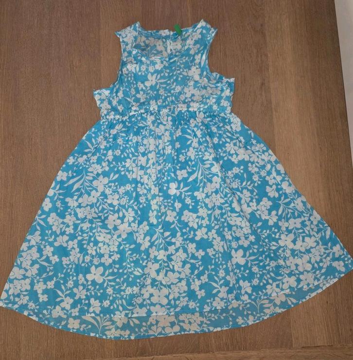 Zomerjurkje dun katoen Benetton maat 116 / 122, Kinderen en Baby's, Kinderkleding | Maat 116, Zo goed als nieuw, Ophalen of Verzenden