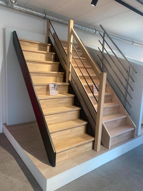 Escalier en bois, Escalier spirale, gain de place, Doe-het-zelf en Bouw, Ladders en Trappen, Nieuw, Trap, 2 tot 4 meter, Ophalen