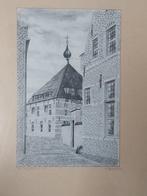 Groot Begijnhof van Leuven tekening van Melchior, Antiek en Kunst, Ophalen