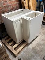 Hoekkast ikea (model method keuken) ecru, Ophalen, Gebruikt, 75 cm of meer, 50 tot 100 cm