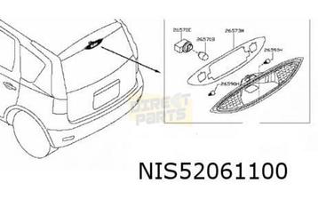 Nissan Note (12/10-) 3e remlicht Origineel! 26590 5U80C