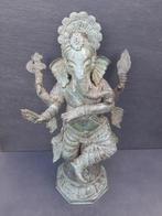bronzen beeld/Dancing Ganesh/India/Azië, Ophalen of Verzenden, Nieuw