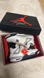 Air jordan 4 white cement, Kleding | Heren, Wit, Ophalen of Verzenden, Zo goed als nieuw, Sneakers