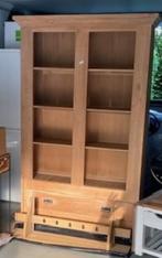 Kast, Ophalen, 100 tot 150 cm, Eikenhout, Met lade(s)