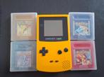 Gameboy Color + 4 Pokémon games, Games en Spelcomputers, Ophalen of Verzenden, Zo goed als nieuw, Game Boy Color, Met games