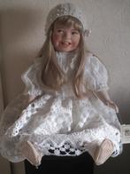 60 CM  HELE ZWARE ALLES PORSELEIN BISCUIT  COLLECTIE POP, Ophalen of Verzenden, Zo goed als nieuw, Pop