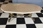 Salon tafel  marmer, Ophalen, Gebruikt, 100 tot 150 cm, 50 tot 100 cm