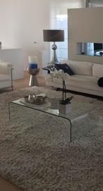 Glazen salontafel - design, 100 à 150 cm, Moins de 50 cm, Design, Comme neuf
