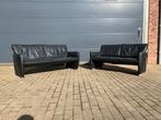 Jori Angel salon 2,5 + 3zit verstelb rugleuning, zwart leder, Huis en Inrichting, Ophalen of Verzenden, Leolux durlet natuzzi rolf benz stressless minotti hukla himolla