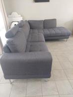 Grijs en groot zetel goet staat., Huis en Inrichting, Ophalen, Gebruikt