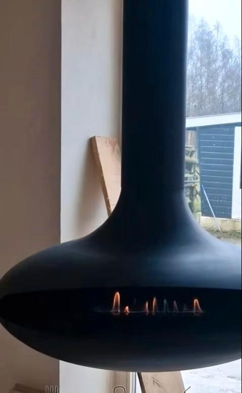 Prachtige design Hanghaard op Bio-Ethanol, Huis en Inrichting, Haarden, Gebruikt, Overige soorten, Ophalen of Verzenden